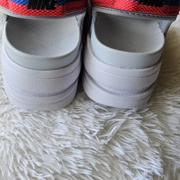 Nike For Women Sandals - Gray, Red, and Blue - Picture 3 of 7